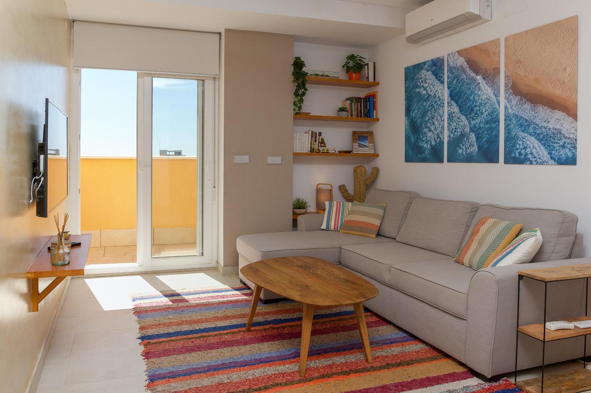 Deja Blue - Tarifa Rent Modern Penthouse Lägenhet Exteriör bild