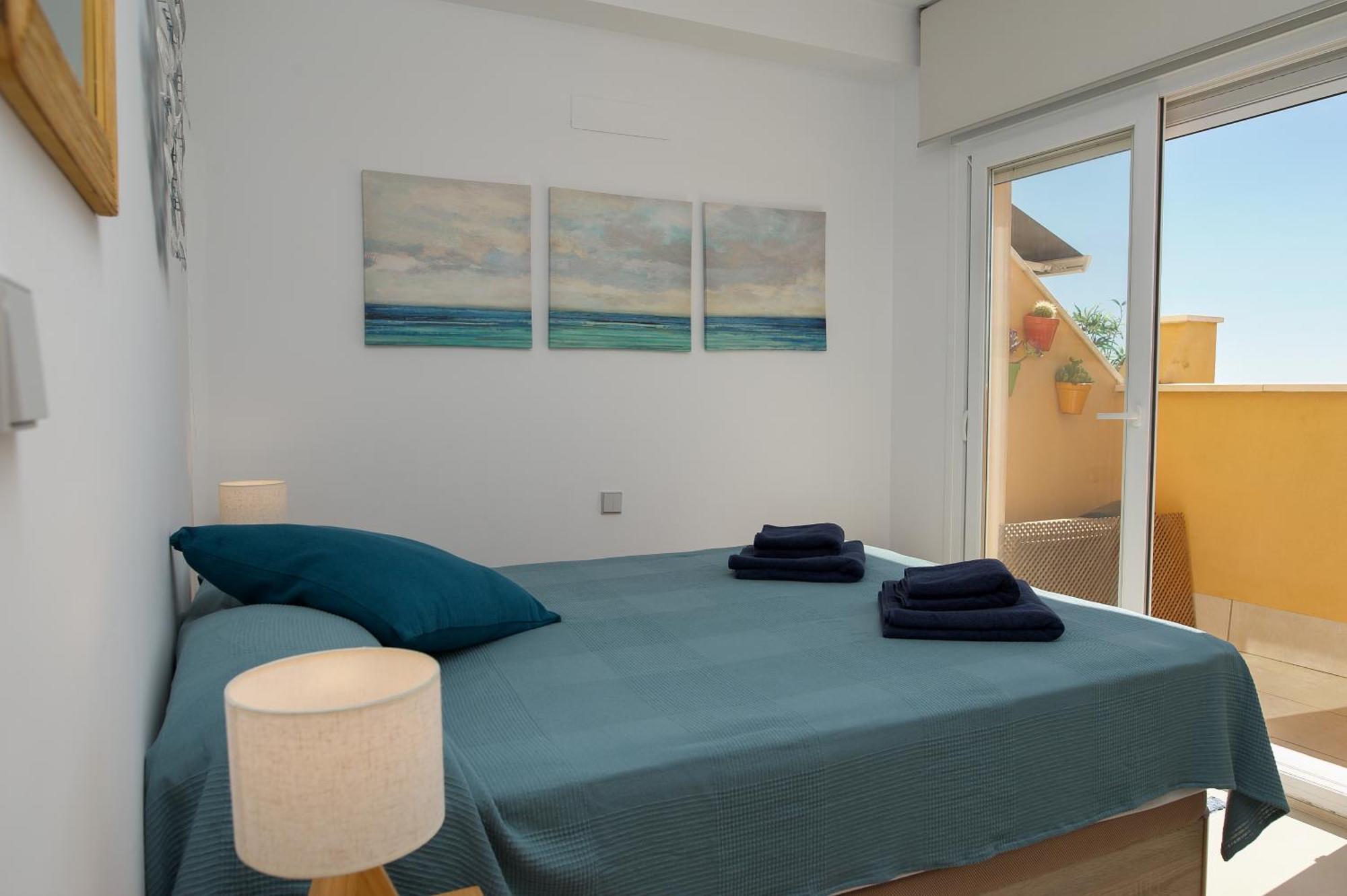 Deja Blue - Tarifa Rent Modern Penthouse Lägenhet Exteriör bild