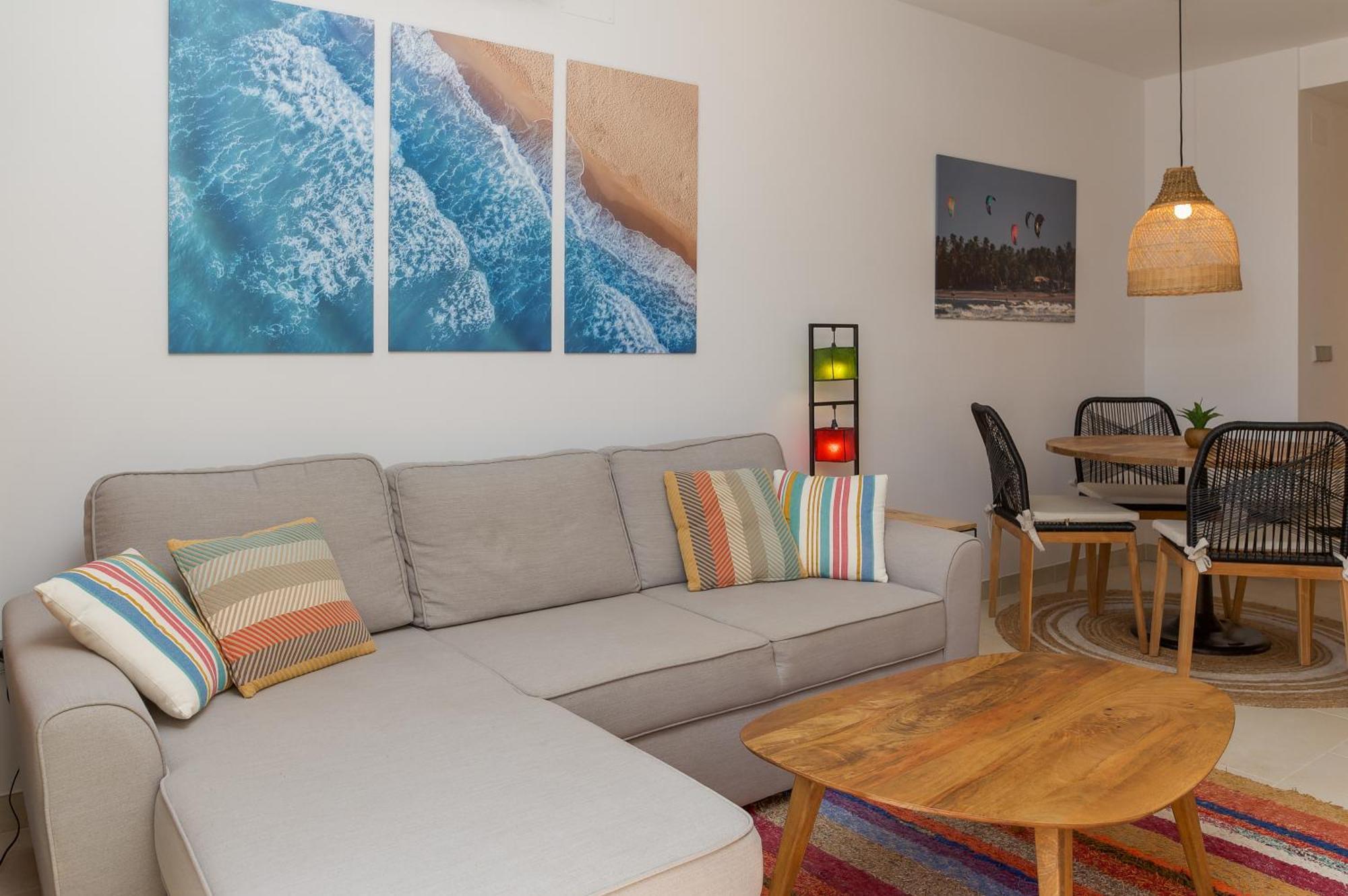 Deja Blue - Tarifa Rent Modern Penthouse Lägenhet Exteriör bild